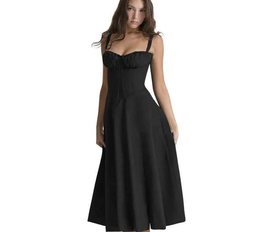 Elegant Low-cut Backless Party Dress - Limited time Finds