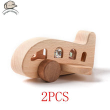 Wooden Train Birthday Toy Montessori Toys Baby Educational Toys Wooden Trolley Baby Learning Toys Number Of Wood Baby's Toys - Limited time Finds