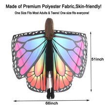 Suitable for Masquerade Parties and Parties Cosplay Butterfly Wings Halloween Costume Dance Costume Adult Child Butterfly Wings - Limited time Finds