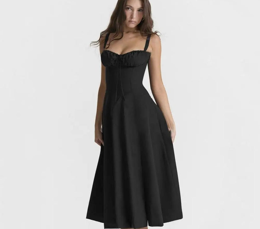 Elegant Low-cut Backless Party Dress - Limited time Finds