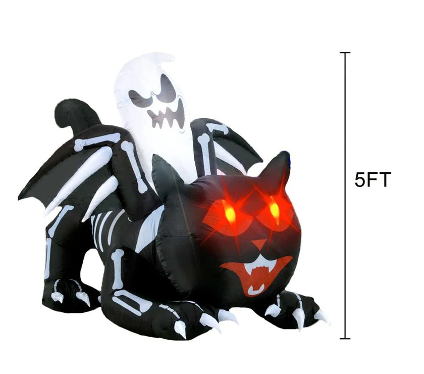 Halloween Black Cat Inflatable Decor - Limited time Finds