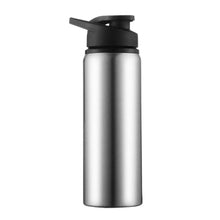 700ml Metal Water Bottle Stainless Steel Bicycle Water Bottle Straight Drinking Outdoors Sports Travel Kettle - Limited time Finds