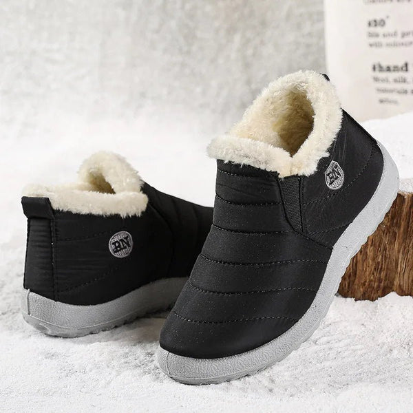 Boots Men Snow Plush Shoes Man Casual Winter Boots For Men Platform Shoes Men Hiking Men's Boots Plus Size Shoes Footwear - Limited time Finds