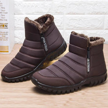 Men's Boots Snow Fur Man Shoes Cotton Shoes Keep Warm Boots Male Platform Sneakers Winter Men's Comfortable Work Shoes Footwear - Limited time Finds