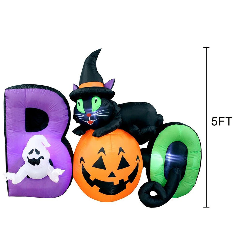 Halloween Black Cat Inflatable Decor - Limited time Finds