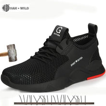 2024 Hot Safety Shoes Men Comfort Men Boots Indestructible Work Shoes Fashion Work Sneakers Male Security Boots Work Footwear - Limited time Finds