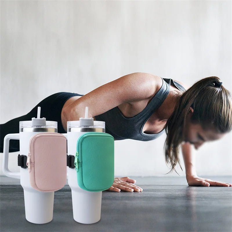 Stay Hydrated in Style with Our Neoprene Water Bottle Pouch - Perfect for Gym, Travel, and Everyday Use! - Limited time Finds