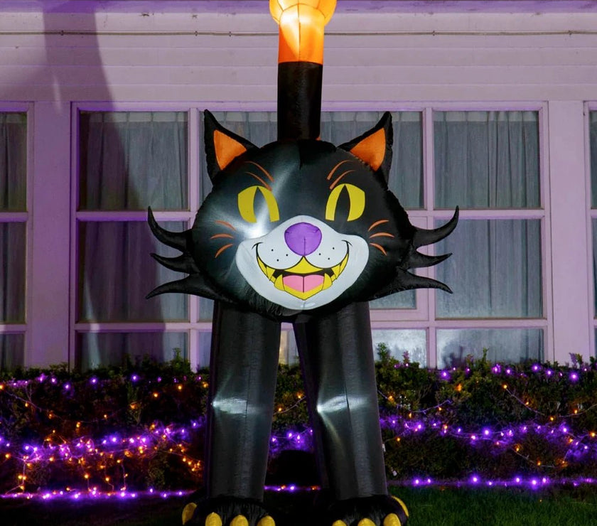 Halloween Black Cat Inflatable Decor - Limited time Finds