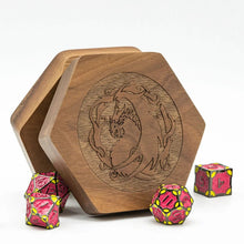 Wooden Dice Case, Storage Box, for 16mm D&D Dice, High Quality Dice Holder, Wooden Chest with Magnetic Lid, For Tabletop Games - Limited time Finds