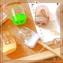 Aesthetic kawaii pretty Stationery for school useful office supplies cute things School supplies capybara pencil sharpener - Limited time Finds