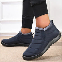 Snow Warm Boots Men Flat Sneakers Winter Men's Comfortable Men Shoes Couple Waterproof Ankle Boots Footwear Men's Work Shoes - Limited time Finds