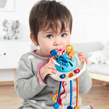 Baby Montessori Toys Pull String Sensory Toys Baby 6 12 Months Silicone Develop Teething Activity Toys for Kids Educational Toys - Limited time Finds