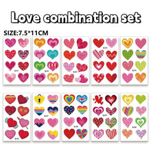 Temporary Tattoo Stickers - Love Combination Waterproof Tattoos for Kids, Arm Body Art Fake Tattoos, Perfect for Festivals - Limited time Finds