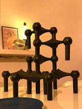 Metal Molecular Structure Candle Holder Nordic Silver Candlestick Centerpiece Living Room Decoration Gift Home Decore Candelabra - Limited time Finds