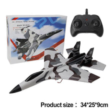 RC Foam Aircraft SU - 35 Plane 2.4G Radio Control Glider Remote Control Fighter Plane Glider Airplane Foam Boys Toys for Children - Limited time Finds