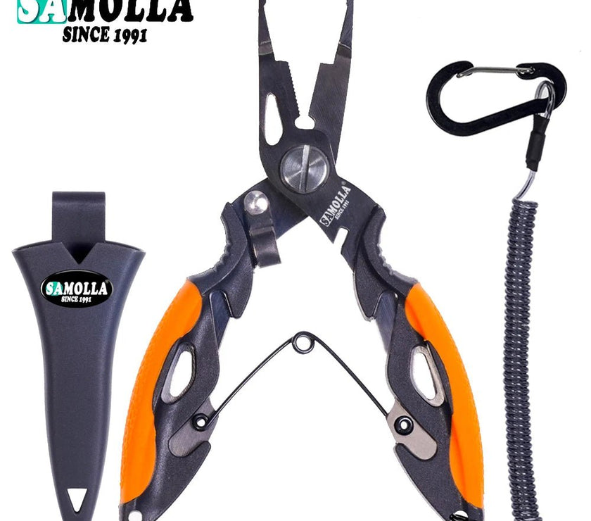 New Multifunctional Fishing Pliers Accessories 420 Stainless Steel Body Scissors Line Cutter Hooks Remover Outdoor Fishing Tools - Limited time Finds