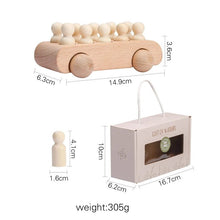 Wooden Train Birthday Toy Montessori Toys Baby Educational Toys Wooden Trolley Baby Learning Toys Number Of Wood Baby's Toys - Limited time Finds