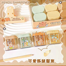 Office supplies school equipment kawaii stationery items School supplies cute capybara pencil sharpener for child - Limited time Finds