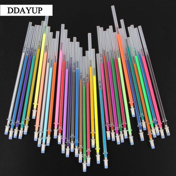 36 colors Gel Pen Ink Refills Colorful High Quality Drawing School Office Supplies Gifts School Office Supplies - Limited time Finds