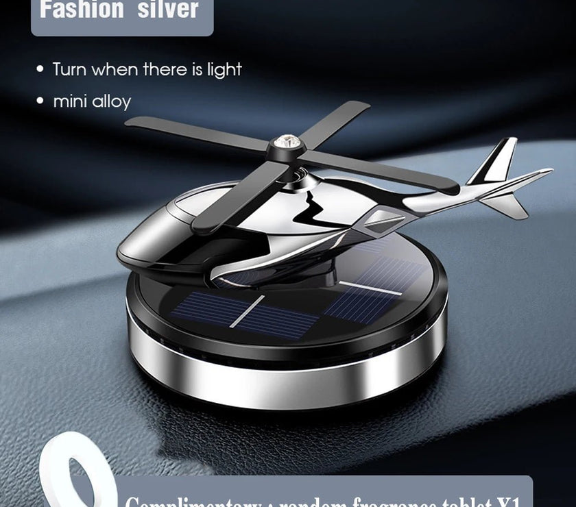 Solar Car Air Freshener Helicopter Propeller Fragrance Supplies Interior Accessories Flavoring Original Perfume Diffuser Decor - Limited time Finds