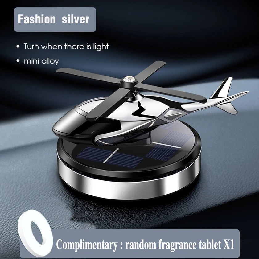 Solar Car Air Freshener Helicopter Propeller Fragrance Supplies Interior Accessories Flavoring Original Perfume Diffuser Decor - Limited time Finds