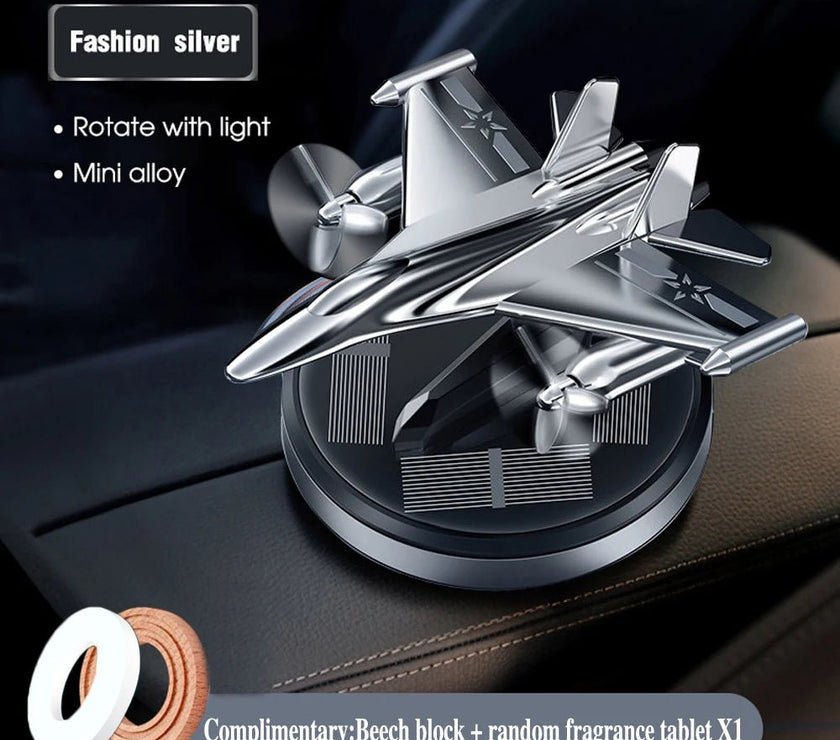 Car Air Freshener Solar Fighter Propeller Flavoring Fragrance Decoration Car Interior Accessories Men And Women Perfume Diffuser - Limited time Finds