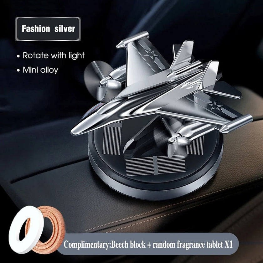 Car Air Freshener Solar Fighter Propeller Flavoring Fragrance Decoration Car Interior Accessories Men And Women Perfume Diffuser - Limited time Finds