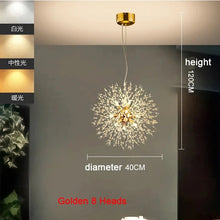 Modern Dandelion LED Lighting Pendant Lights Living Room Dining Room Bedroom pendant Lights Starry Fireball Lighting Fixtures - Limited time Finds