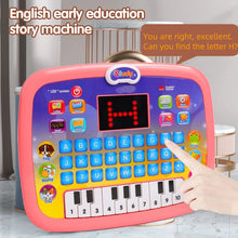 Children's computer Tablet Led Learning Machine Electronic Book English Early Education Intelligent Story Machine Education Toy - Limited time Finds