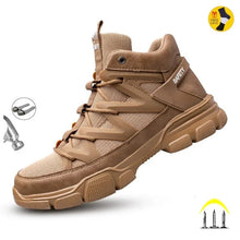 Work Boots Indestructible Safety Shoes Men Steel Toe Shoes Puncture - Proof Work Sneakers Male Footwear Adult Security Shoes - Limited time Finds