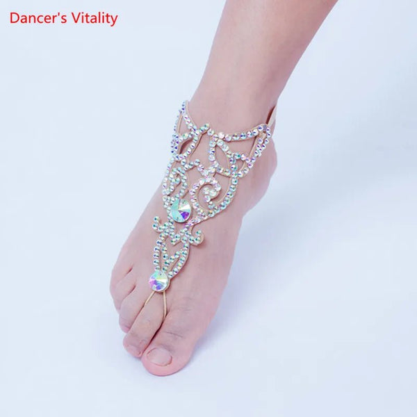 Belly Dance Hand Accessories Or Foot Accessories Female Adult High - end Diamond - Studded Bracelet/Anklet Performance Accessories - Limited time Finds