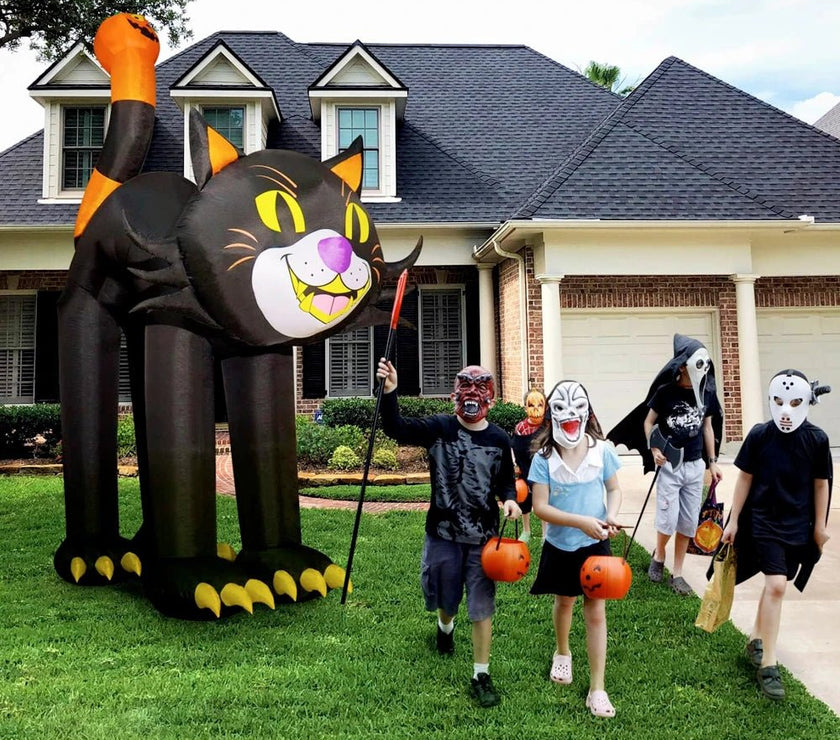 Halloween Black Cat Inflatable Decor - Limited time Finds