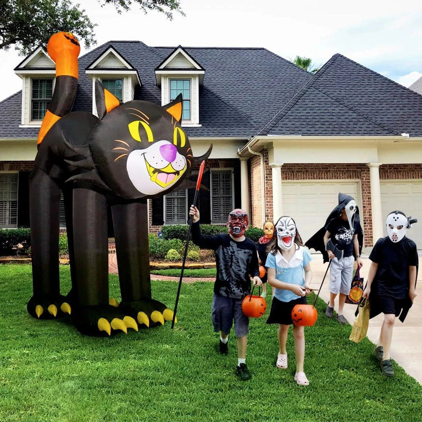 Halloween Black Cat Inflatable Decor - Limited time Finds