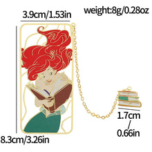 Disney Princess Bookmark - Beautiful Mermaid Brass Bookmark, Couple Gift Collection, Office Supplies, School Supplies - Limited time Finds