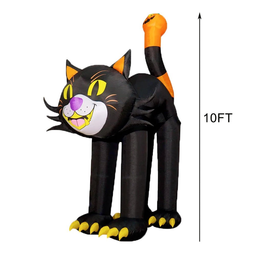 Halloween Black Cat Inflatable Decor - Limited time Finds