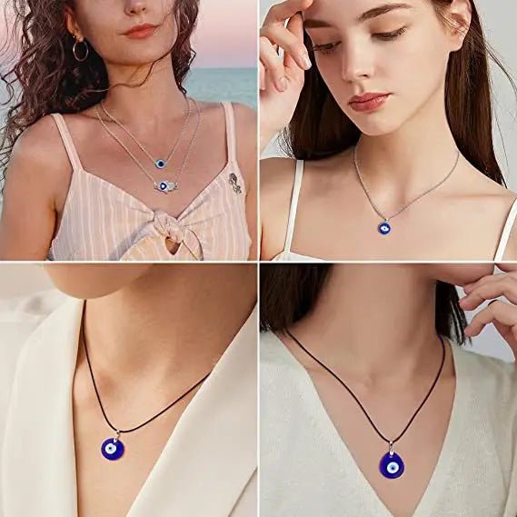 14 Pcs Devil's Eye Style Accessories Set Women's Accessories Gift Summer Travel Fashion Trend Accessories - Limited time Finds