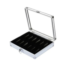 Useful Aluminium Watches Box 12 Grid Slots Jewelry Watches Display Storage Box Square Case Suede Inside Rectangle Watch Holder - Limited time Finds