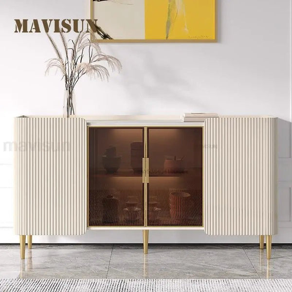 High - End Restaurant Kitchen Cupboard Living Room Storage Locker With Drawers Nordic Simple Home Decore Console Table Sideboard - Limited time Finds