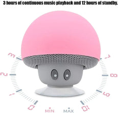 Mini Bluetooth Mushroom Speaker Waterproof Can Be Used as a Mobile Phone Holder Suitable for Family Parties and Small Parties - Limited time Finds