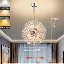 Modern Dandelion LED Lighting Pendant Lights Living Room Dining Room Bedroom pendant Lights Starry Fireball Lighting Fixtures - Limited time Finds