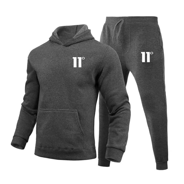 Mens Tracksuits Casual Sweatpants Print Zipper Hooded Sweatshirt Fashion Versatile Jacket Coat Outdoors Jogging Sports Clothing - Limited time Finds