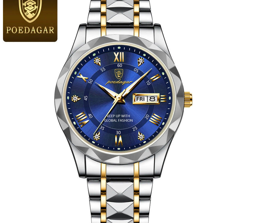 POEDAGAR Luxury Men's Wristwatch - Limited time Finds