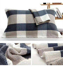 NEW 100% Cotton 3 Layers Thick Gauze Pillows Towel Classical Big Plaid Pillows Towel Super Soft Bedding Sets Pure Cotton Pillows - Limited time Finds