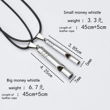 Ultra - light Titanium Whistle with Rope Camping Whistle Portable Emergency Hiking Outdoor Survival Tool Camping Hiking Adventure - Limited time Finds