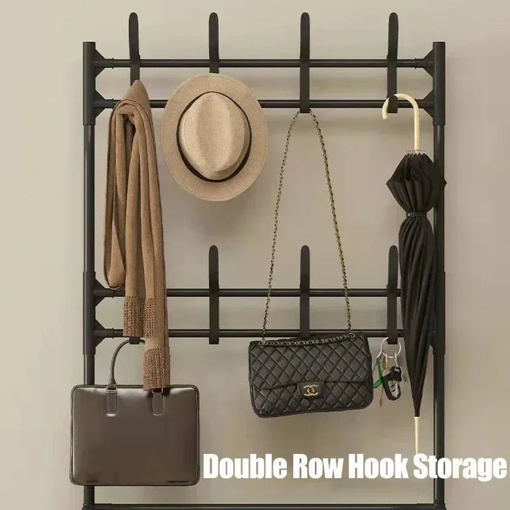 Clothes Hanger Multi - ayer Shoe Rack Doorway Hangers Shoe Shelf Coat Rack Storage Clothing Indoor Storage Furniture Hat Hangers - Limited time Finds