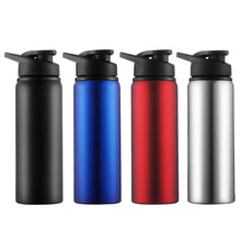 700ml Metal Water Bottle Stainless Steel Bicycle Water Bottle Straight Drinking Outdoors Sports Travel Kettle - Limited time Finds