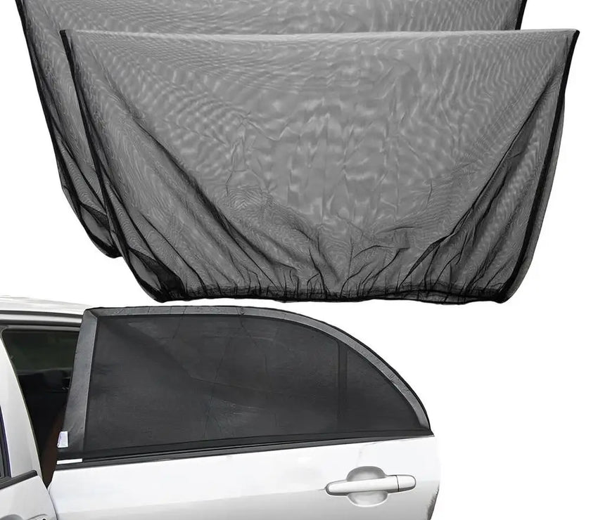 Car Sunshade Curtains Universal Side Window Shades SUV Curtains Protection Repellent Mosquito Mesh Net Sunshade Auto Accessories - Limited time Finds