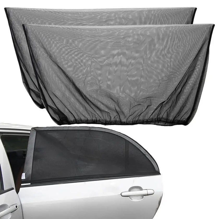 Car Sunshade Curtains Universal Side Window Shades SUV Curtains Protection Repellent Mosquito Mesh Net Sunshade Auto Accessories - Limited time Finds