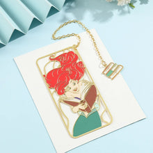 Disney Princess Bookmark - Beautiful Mermaid Brass Bookmark, Couple Gift Collection, Office Supplies, School Supplies - Limited time Finds