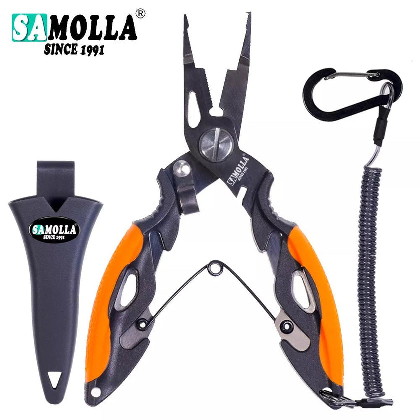 New Multifunctional Fishing Pliers Accessories 420 Stainless Steel Body Scissors Line Cutter Hooks Remover Outdoor Fishing Tools - Limited time Finds